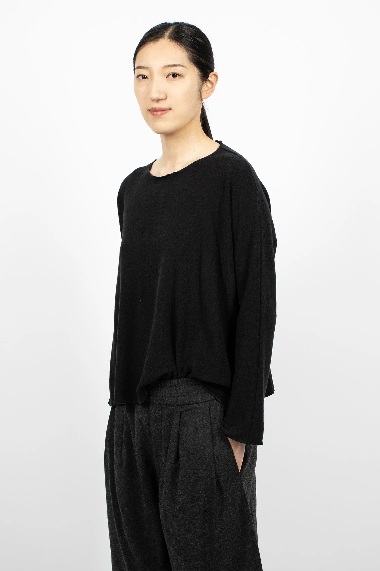 40_234 Boatneck Jumper Black