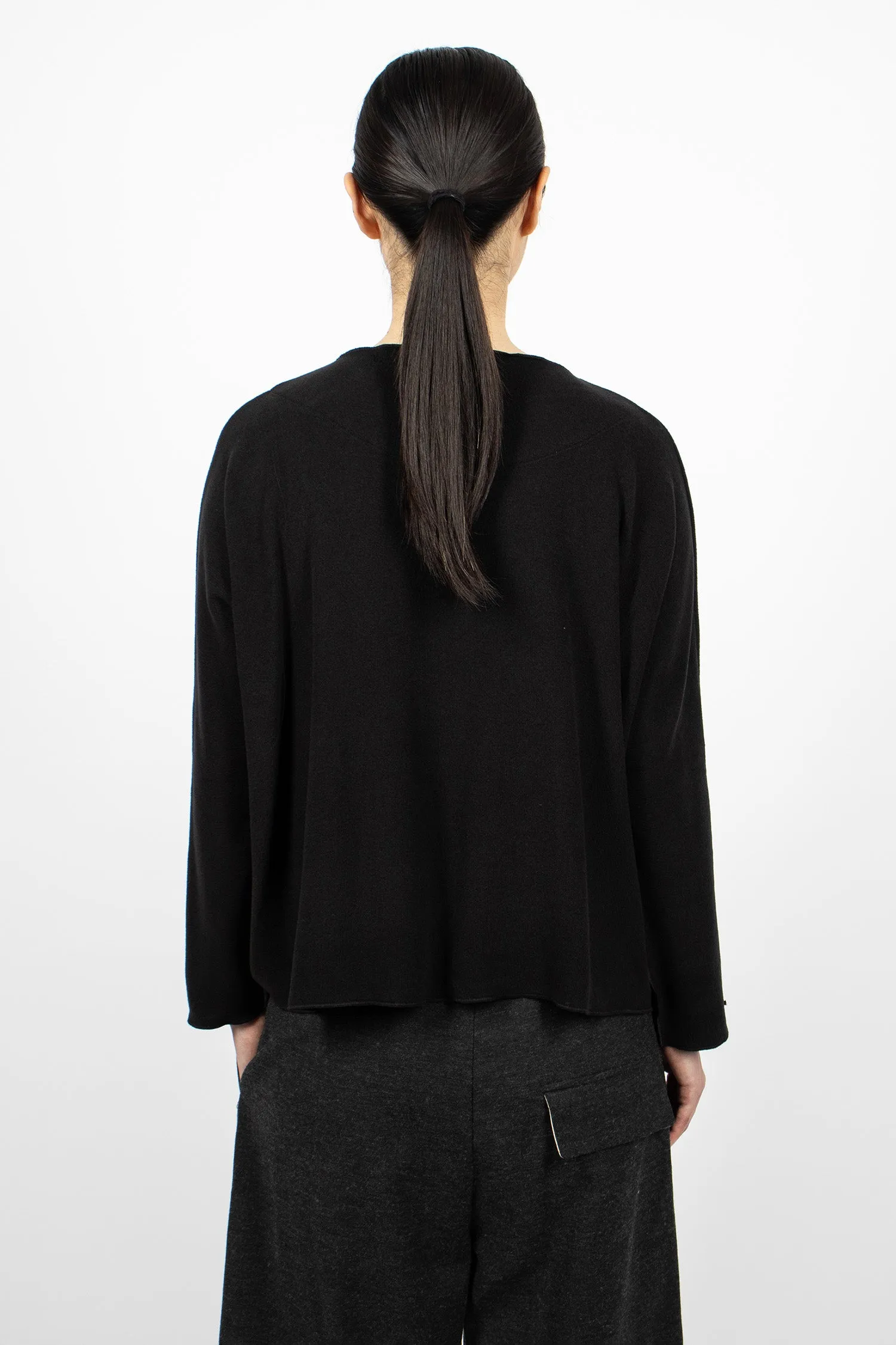 40_234 Boatneck Jumper Black