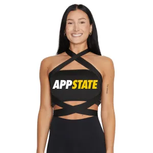 App State Black Multi Way Bandeau Top
