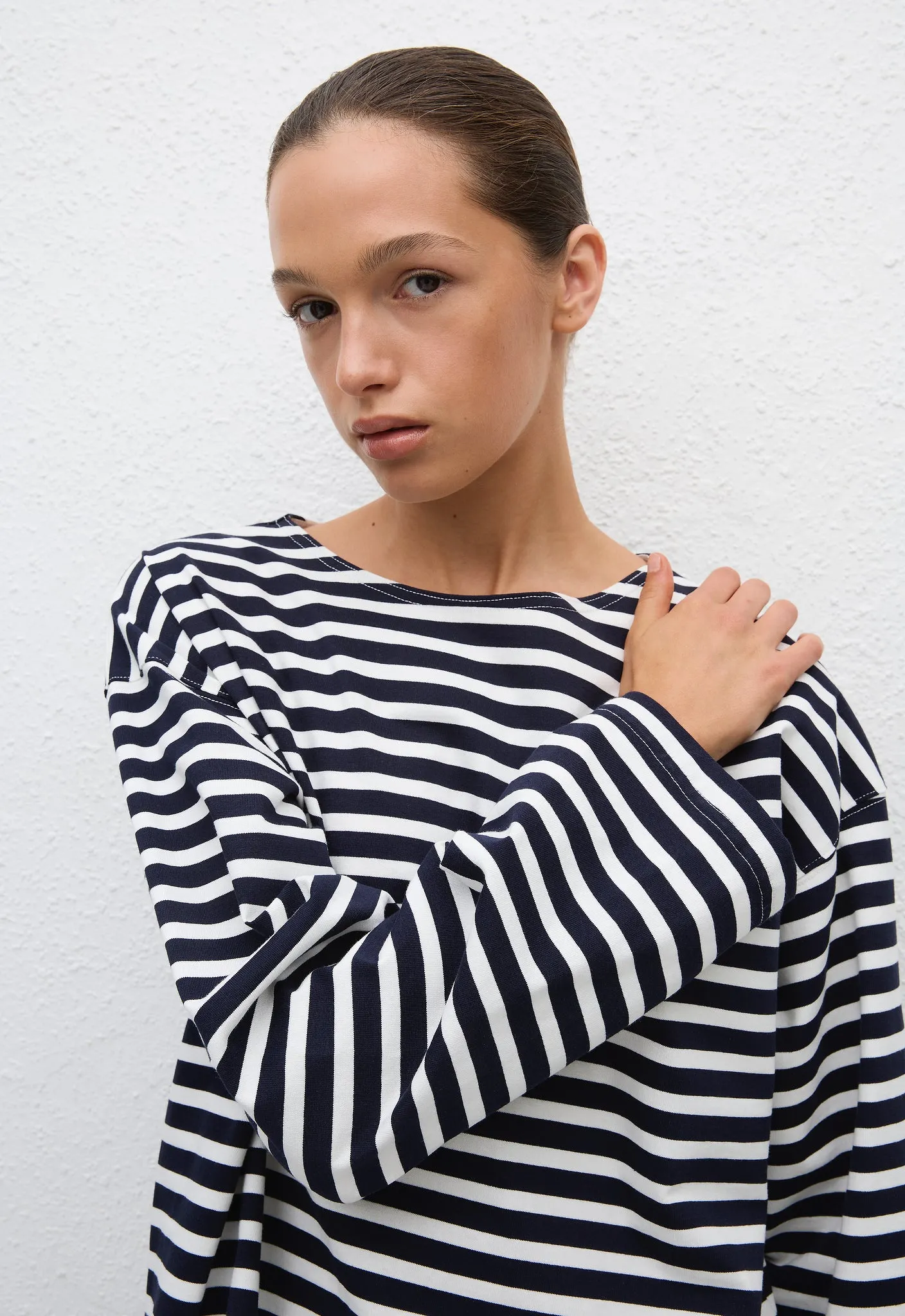 Breton Stripe Tee - French Navy