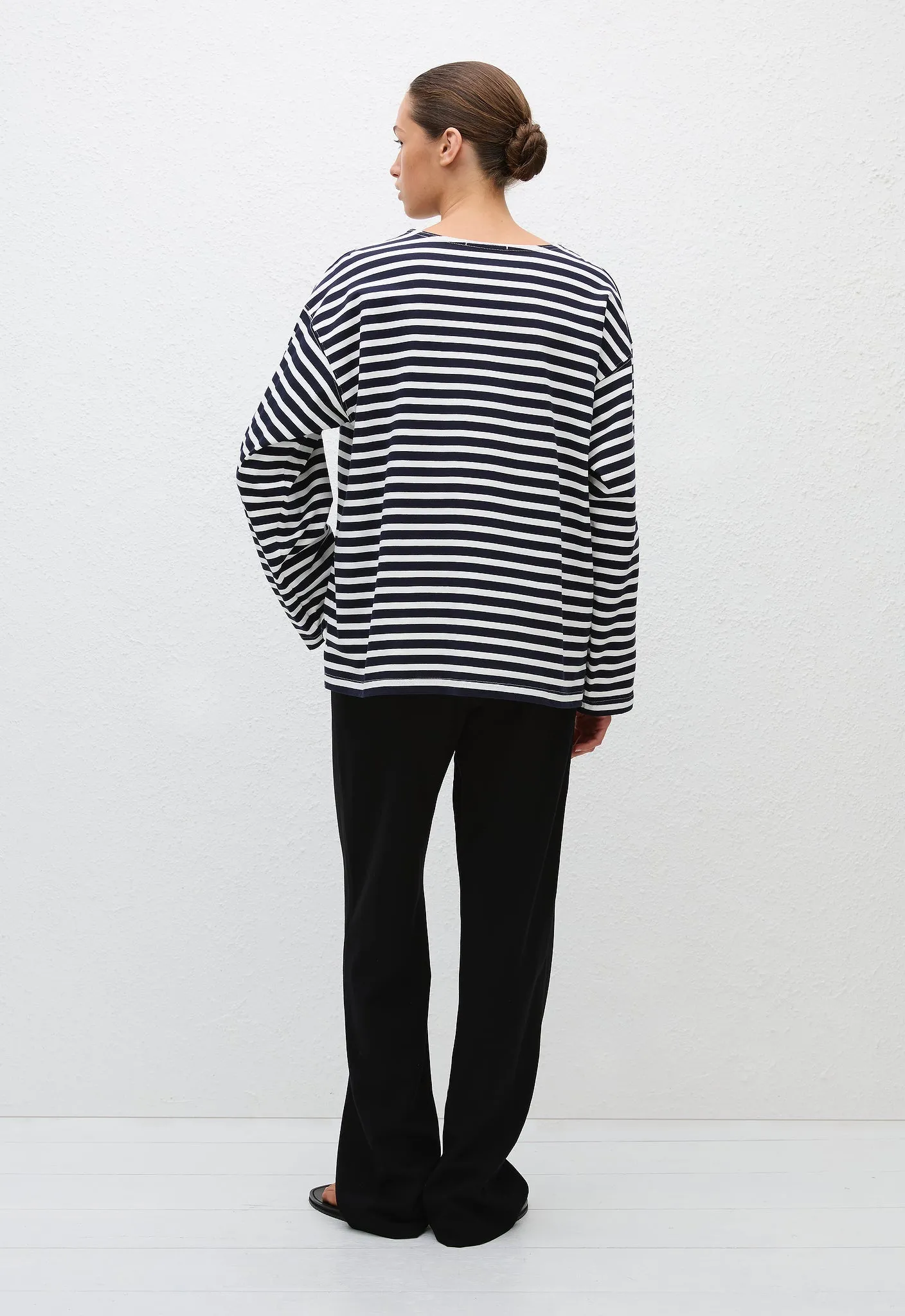 Breton Stripe Tee - French Navy