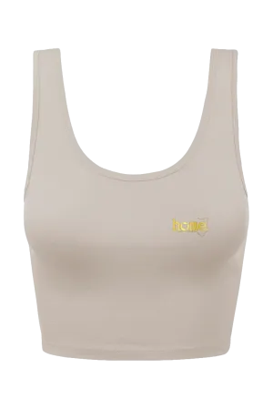 Cheeky Mushie Vest Top - Taupe