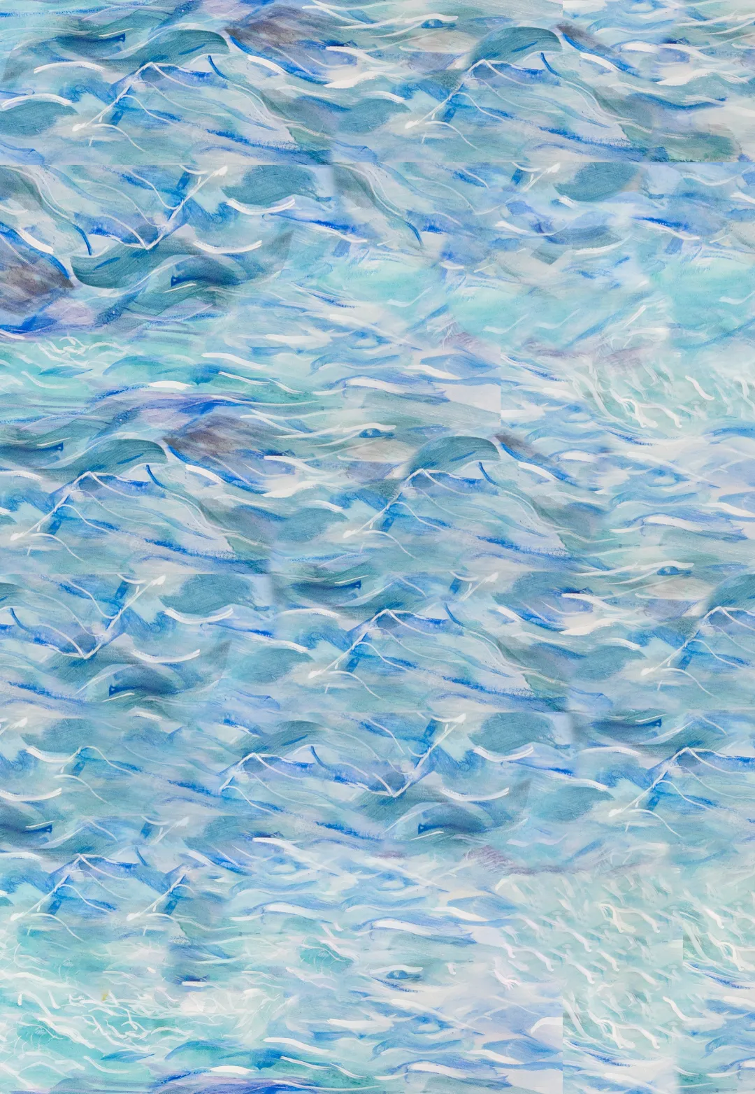 Gala Mesh Wrap in Ocean Brush
