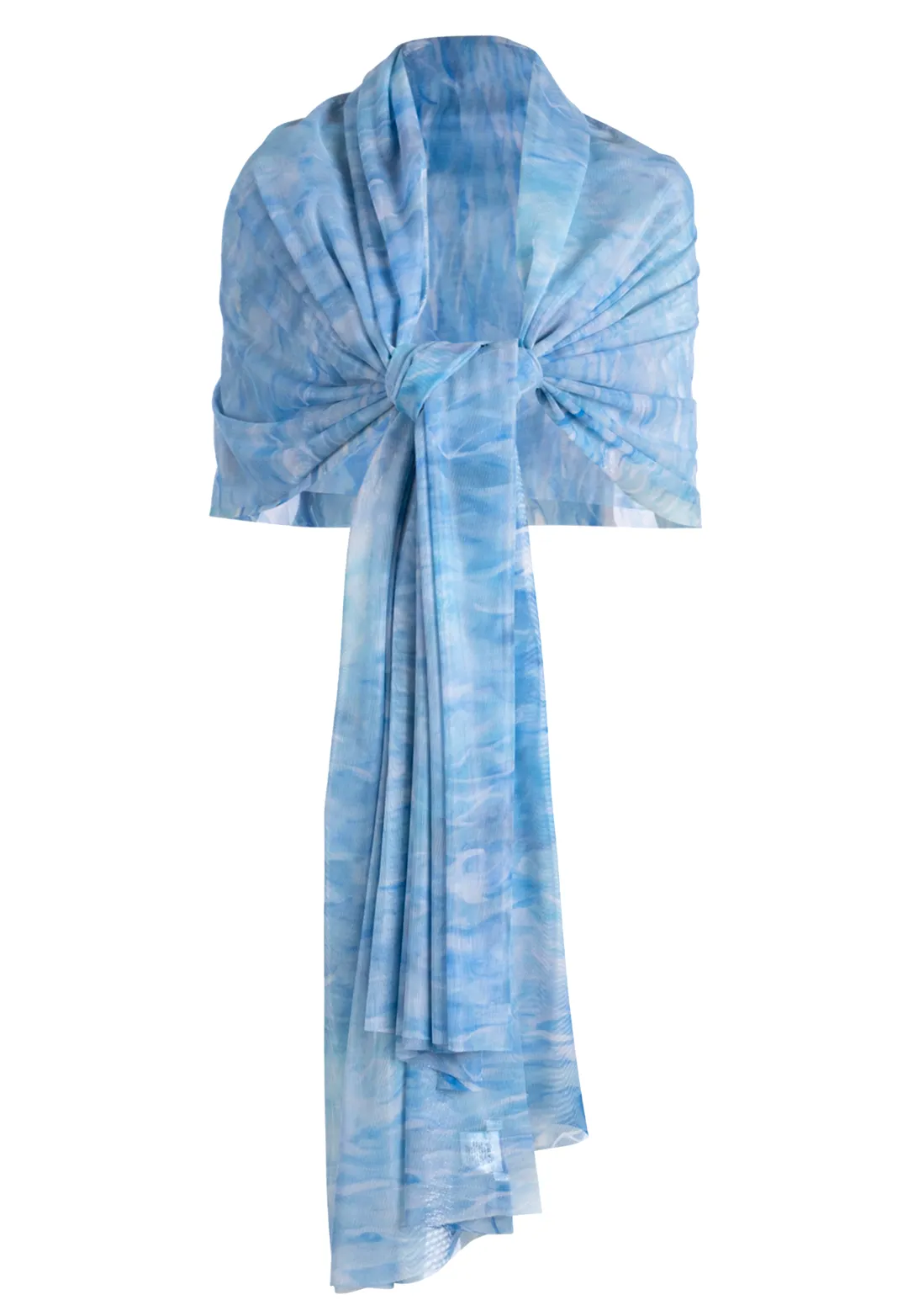Gala Mesh Wrap in Ocean Brush