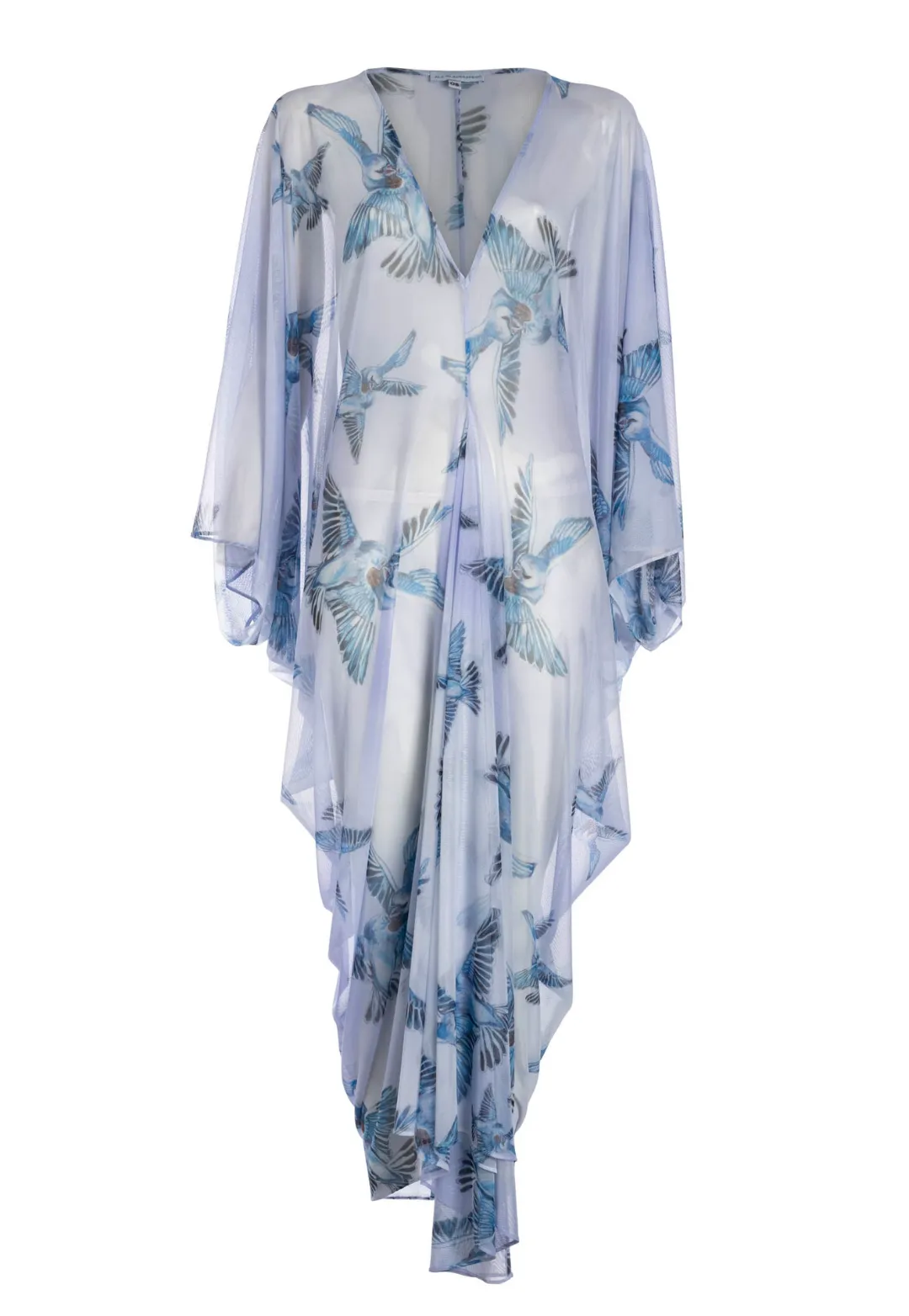 Maxine Mesh Kaftan in Love Birds