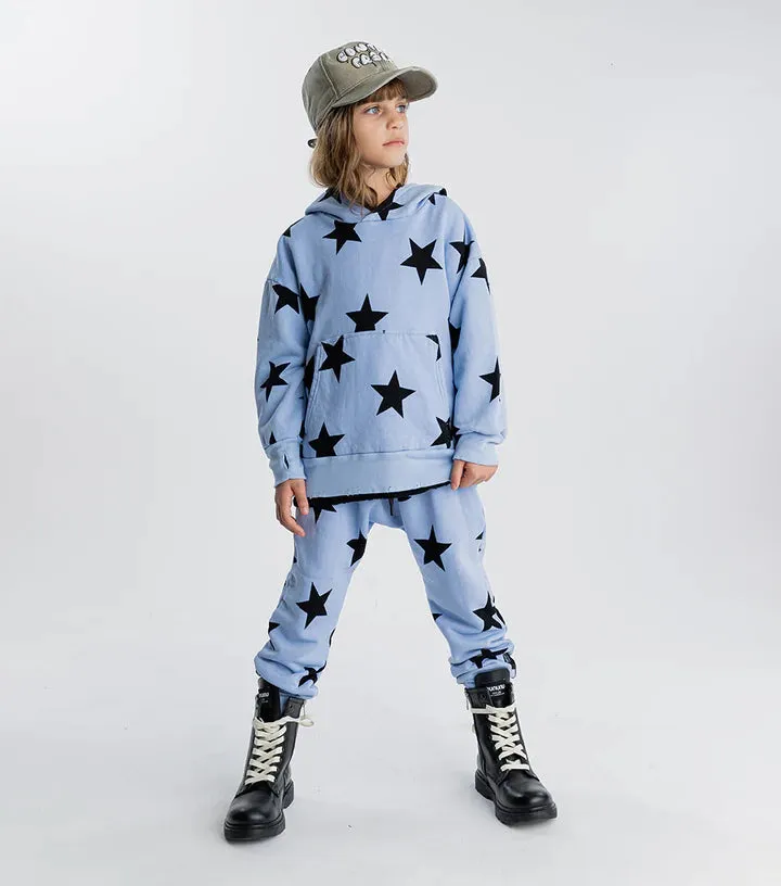 Nununu Star Baggy Pants | Foggy Blue