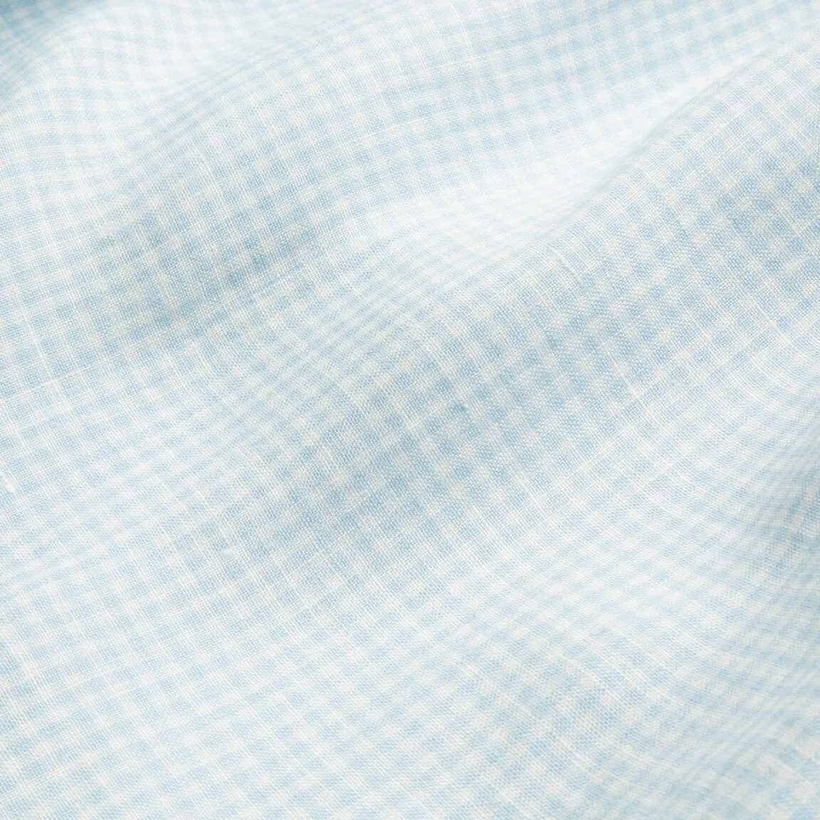 Skipping Dress, Baby Blue & Milk Mini Check