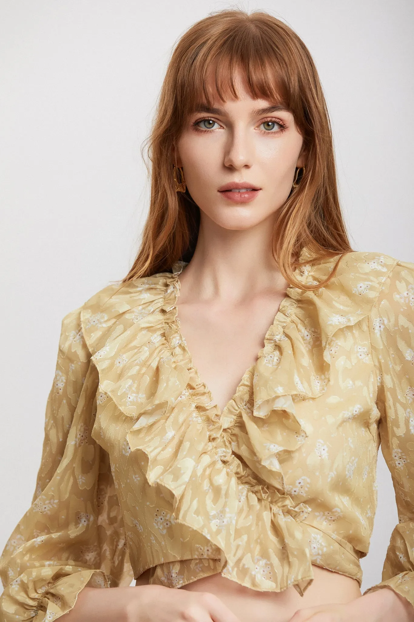 ST | Kochia Ruffle Tie Top