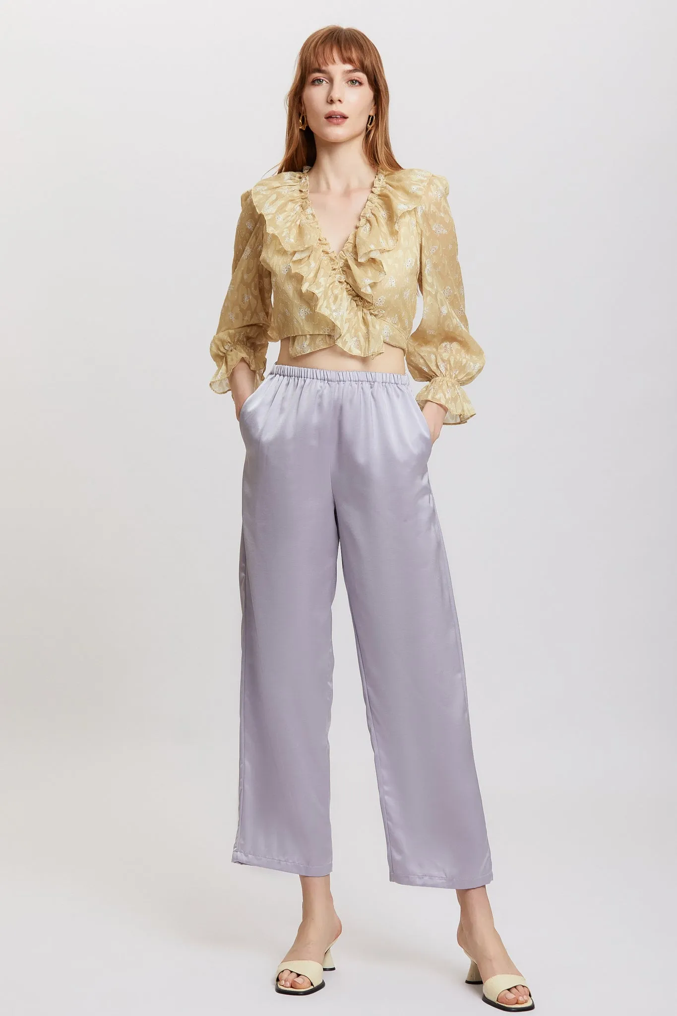 ST | Kochia Ruffle Tie Top