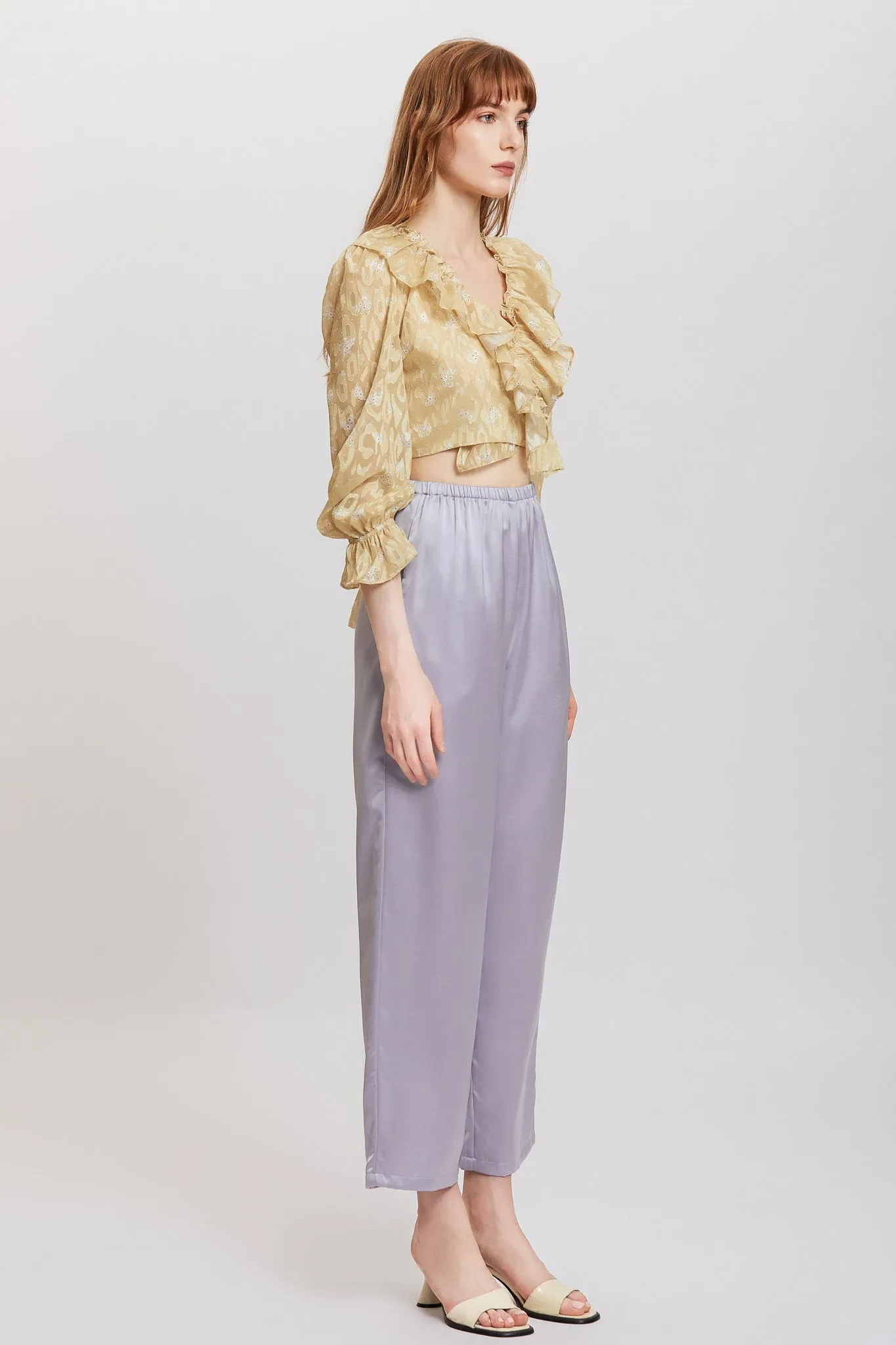 ST | Kochia Ruffle Tie Top