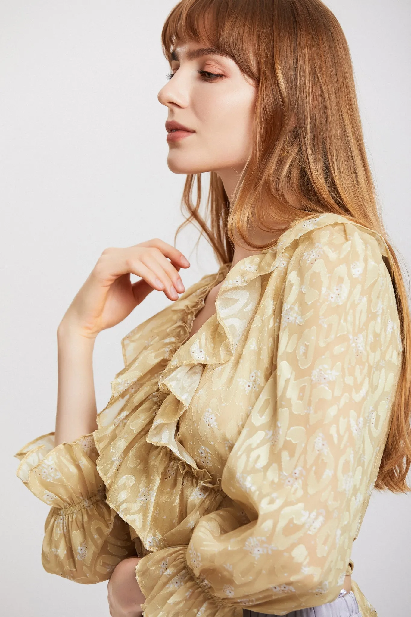 ST | Kochia Ruffle Tie Top