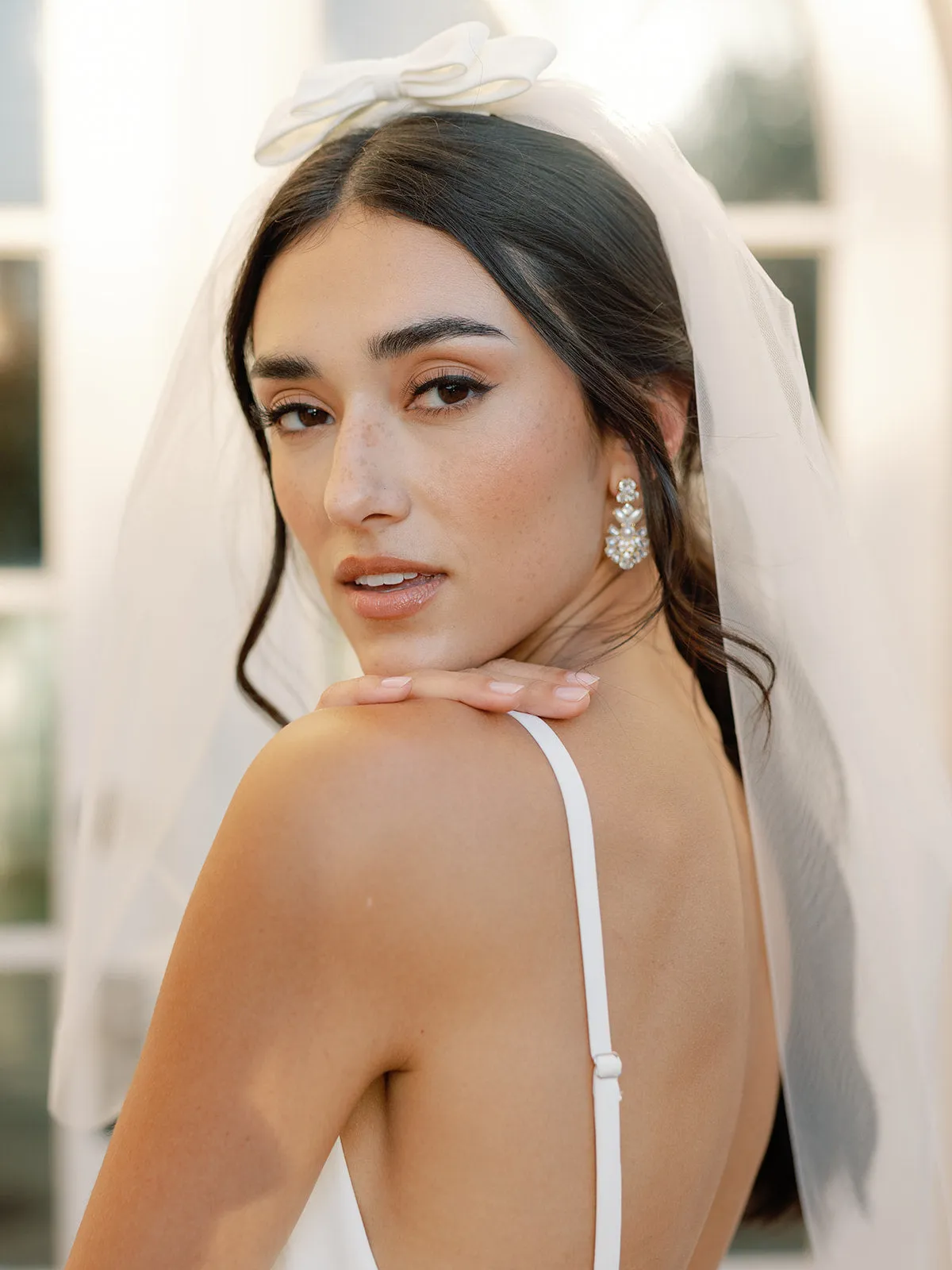 Tulle Bow Veil  | Ready To Ship