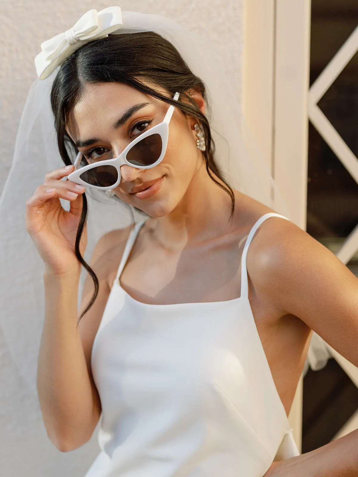 Tulle Bow Veil  | Ready To Ship
