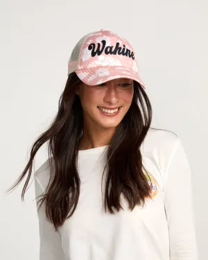Womens Wahine Trucker Hat - Dusty Peach